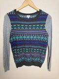 Halogen 100% Cashmere M Multicolored Sweater