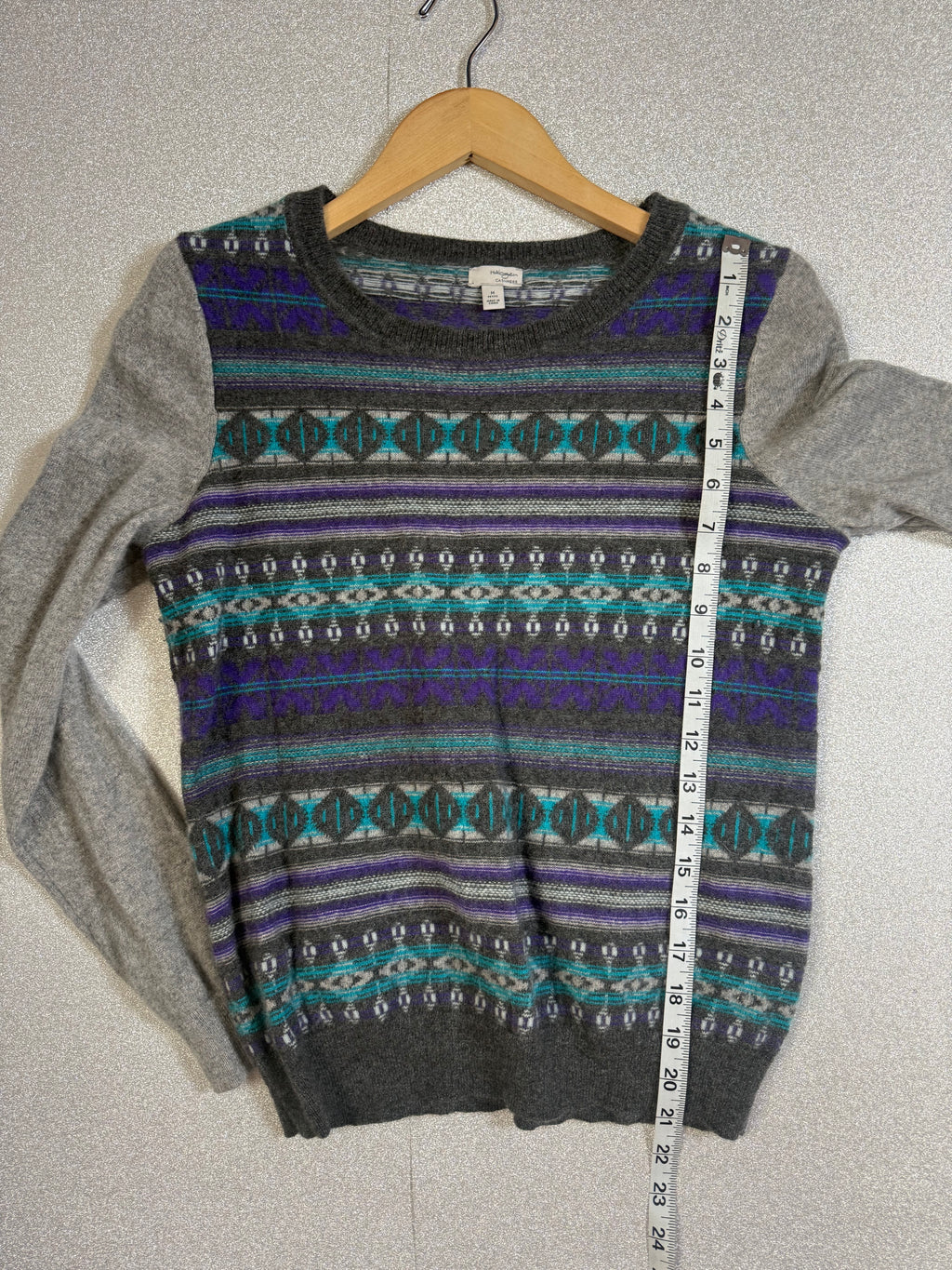 Halogen 100% Cashmere M Multicolored Sweater