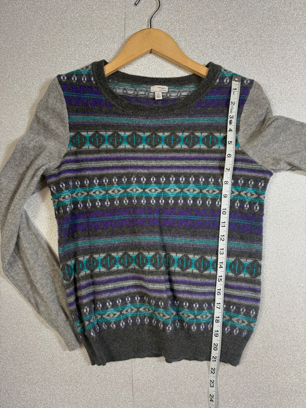 Halogen 100% Cashmere M Multicolored Sweater